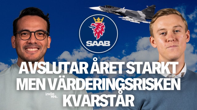 Analytikerintervju Saab Q4´25: Avslutar året starkt men värderingsrisken kvarstår