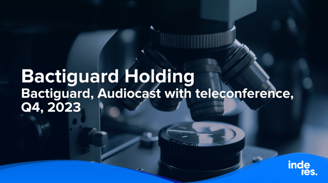 Bactiguard, Audiocast with teleconference, Q4, 2023
