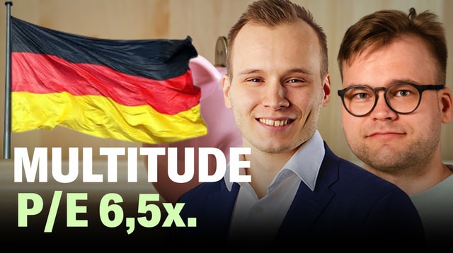 Multitude: P/E 6,5x. Saksaan listattu digipankki