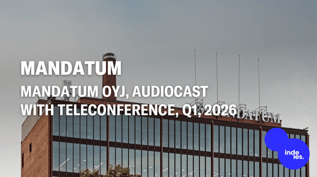 Mandatum Oyj, Audiocast, Q1'26
