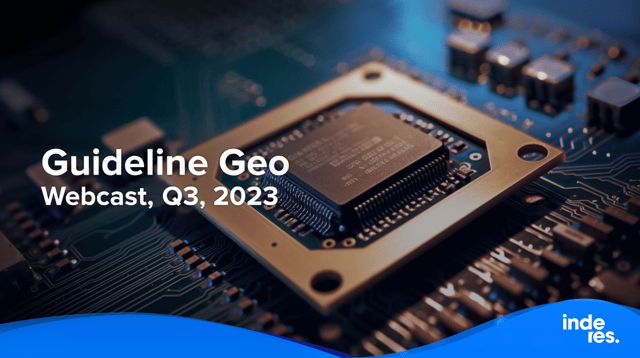 Guideline Geo, Webcast, Q3, 2023