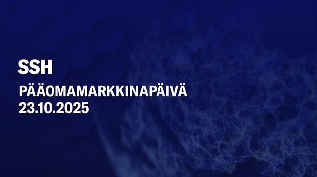 SSH:n pääomamarkkinapäivä 2025