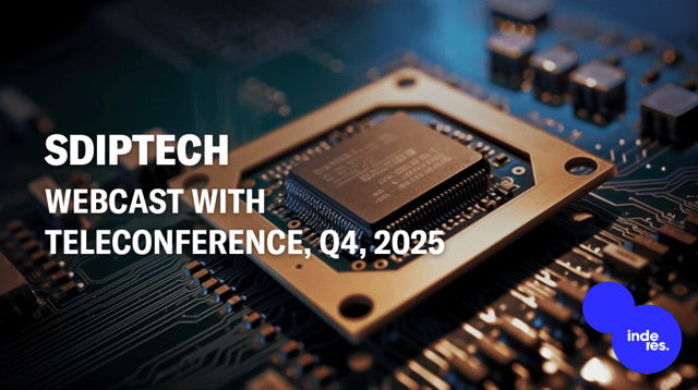 Sdiptech, Webcast, Q4'25