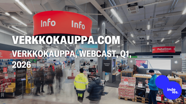 Verkkokauppa, Webcast, Q1'26
