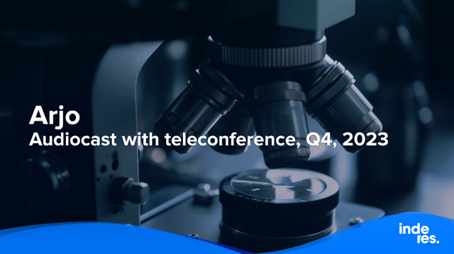 Arjo, Audiocast with teleconference, Q4, 2023