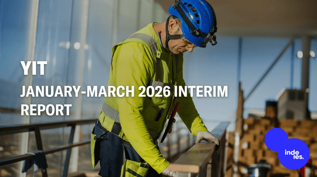 YIT, January-March 2026 Interim Report