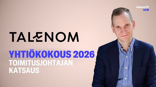 Talenomin yhtiökokous | Toimitusjohtajan katsaus 23.4.2026