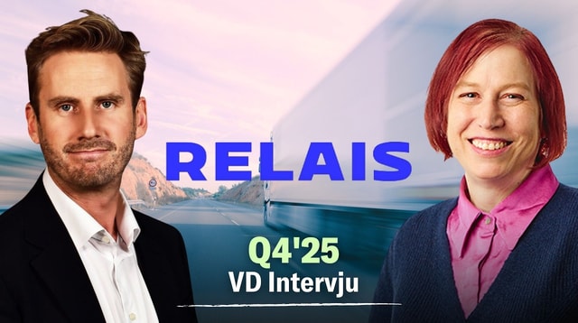 Relais Q4'25: Omsättningsutveckling i linje med marknaden