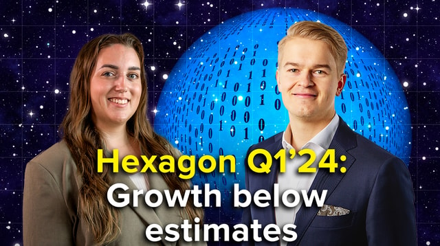 Hexagon Q1’24: Growth below estimates