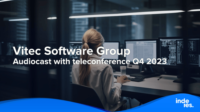 Vitec Software Group, Audiocast with teleconference Q4 2023