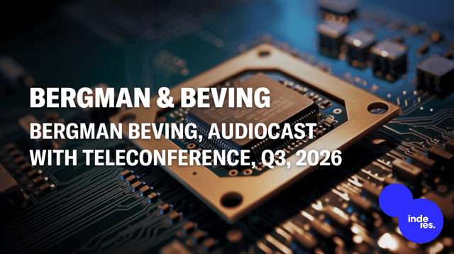 Bergman Beving, Audiocast, Q3'26