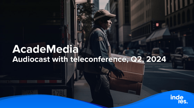AcadeMedia, Audiocast with teleconference, Q2, 2024