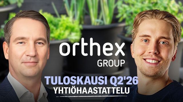 Orthex Q2'26: Pohjoismainen kuluttajakysyntä elpymässä