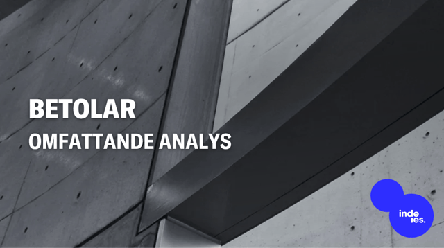 Betolar omfattande analys: Fokus ligger på ny teknik