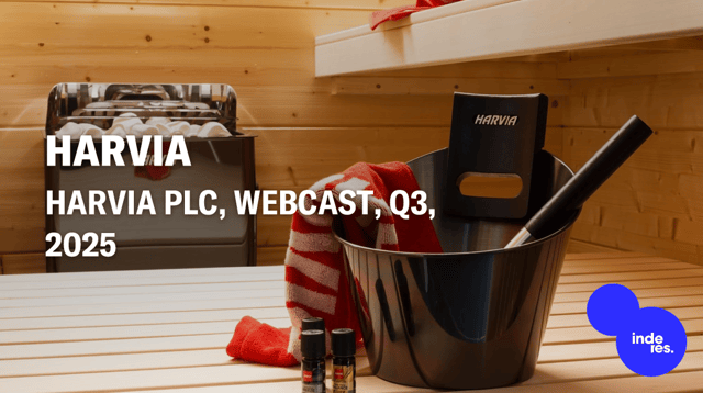 Harvia Plc, Webcast, Q3'25