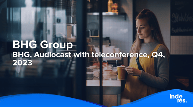 BHG, Audiocast with teleconference, Q4, 2023