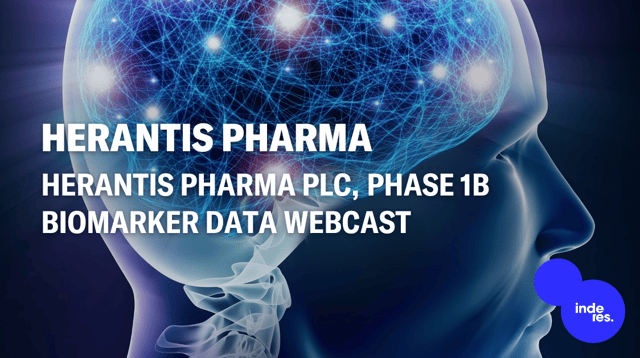 Herantis Pharma Plc, Phase 1b biomarker data webcast