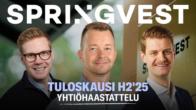 Springvest H2’25: Vuosi paketissa