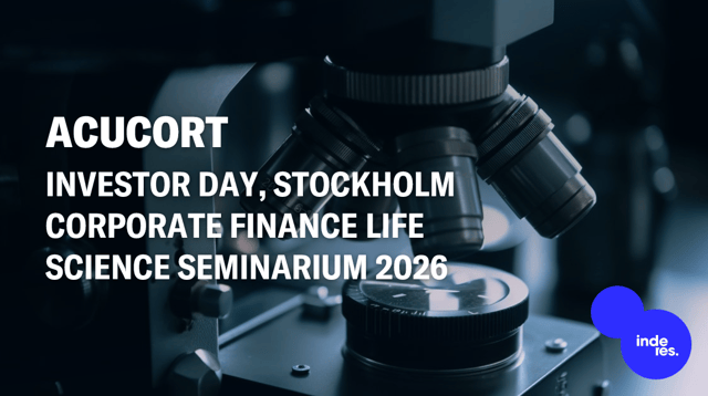 AcuCort, Investor Day, Stockholm Corporate Finance Life Science Seminarium 2026   