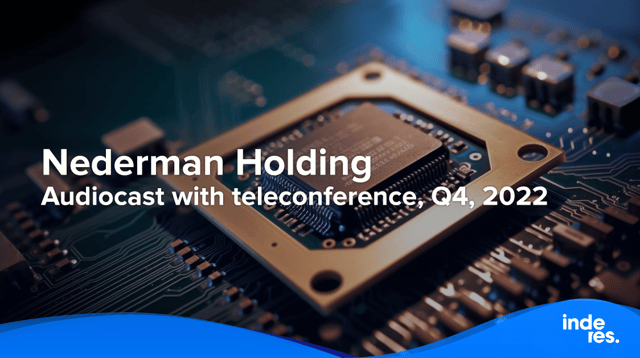 Nederman Holding, Audiocast with teleconference, Q4, 2022