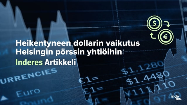 Heikentyneen dollarin vaikutus Helsingin pörssin yhtiöihin