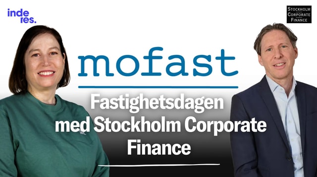 Intervju med Mofasts VD under SCF:s 11:e Kapitalmarknadsdag