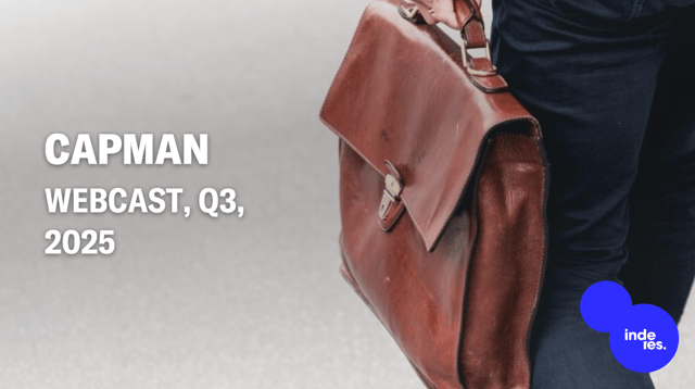 CapMan, Webcast, Q3'25