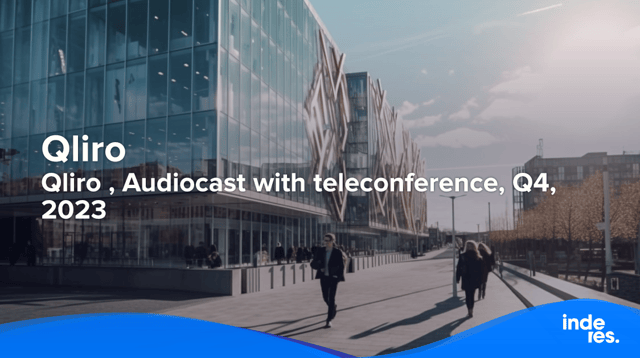 Qliro , Audiocast with teleconference, Q4, 2023