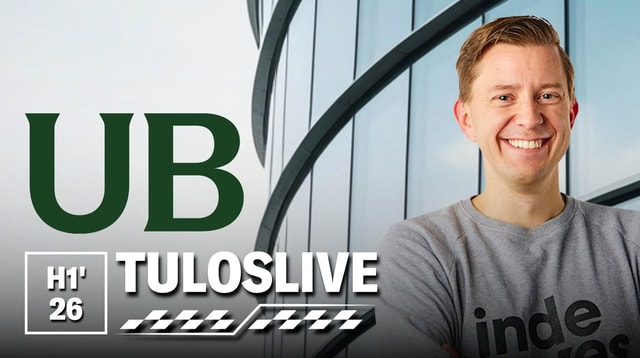 United Bankers H1'26 -tuloslive to 20.8 klo 8:50