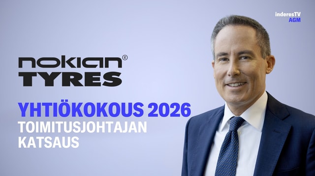 Nokian Renkaiden yhtiökokous | Toimitusjohtajan katsaus 25.3.2026