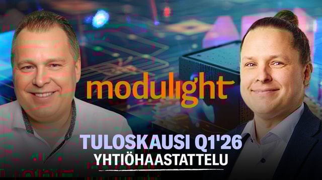 Modulight Q1’26: Asiakasaktiviteetti ja yhteistyö lisääntynyt