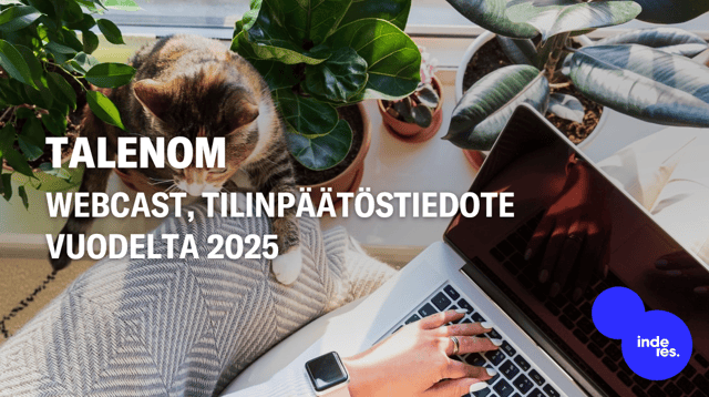 Talenom, Webcast, Tilinpäätöstiedote vuodelta 2025