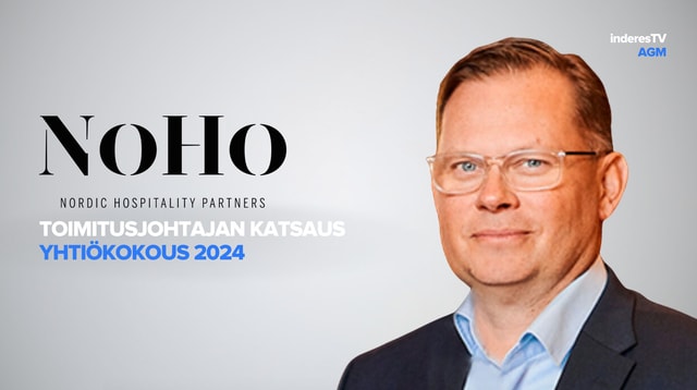 NoHo Partnersin yhtiökokous | Toimitusjohtajan katsaus 10.4.2024