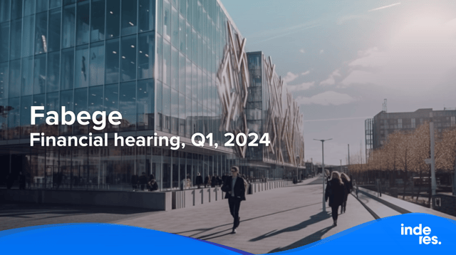 Fabege, Financial hearing, Q1, 2024