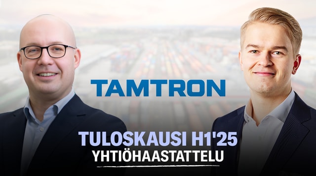 Tamtron H1'25: Kasvu painottuu loppuvuoteen