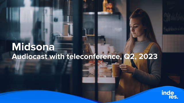 Midsona, Audiocast with teleconference, Q2, 2023