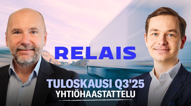 Relais Q3'25: Vauhti kiihtyi