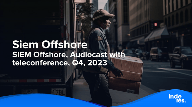 SIEM Offshore, Audiocast with teleconference, Q4, 2023