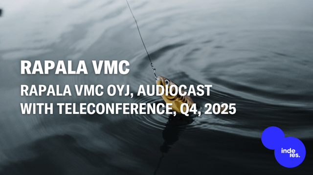 Rapala VMC Oyj, Audiocast, Q4'25