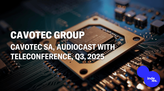 Cavotec SA, Audiocast, Q3'25