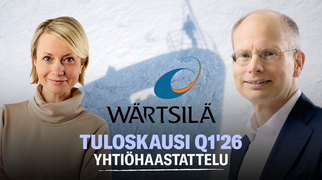 Wärtsilä Q1'26: Vahvaa tilauskehitystä (eng.)