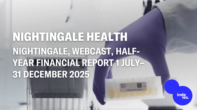 Nightingale, Webcast, Half-year financial report 1 July–31 December 2025