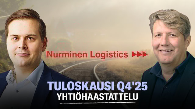 Nurminen Logistics Q4'25: Italia–Ruotsi‑junayhteys alkoi