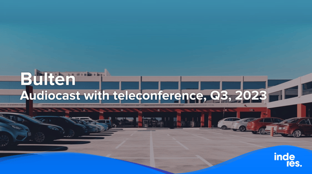 Bulten, Audiocast with teleconference, Q3, 2023