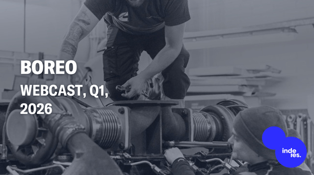 Boreo, Webcast, Q1'26