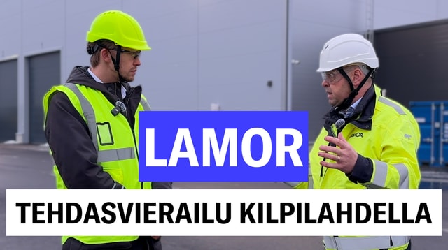 Lamor: Tehdasvierailu Kilpilahdella