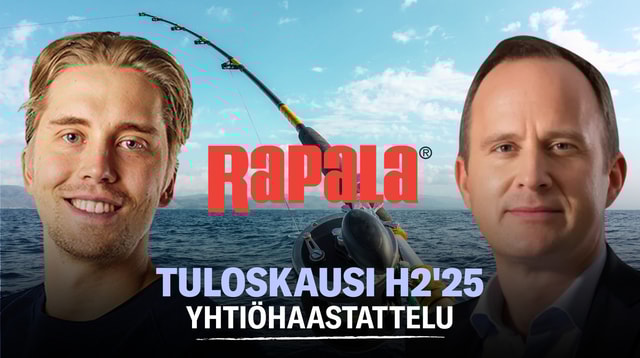 Rapala H2'25: Pohjois-Amerikan myynti loppuvuoden valopilkku (eng.)