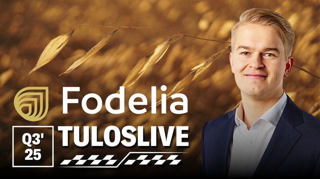 Fodelia Q3'25 -tuloslive ke 22.10. klo 8.00