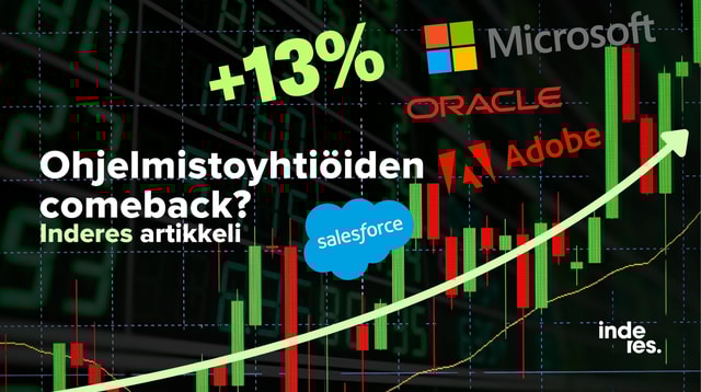 Ohjelmistoyhtiöiden comeback?