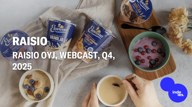 Raisio Oyj, Webcast, Q4'25